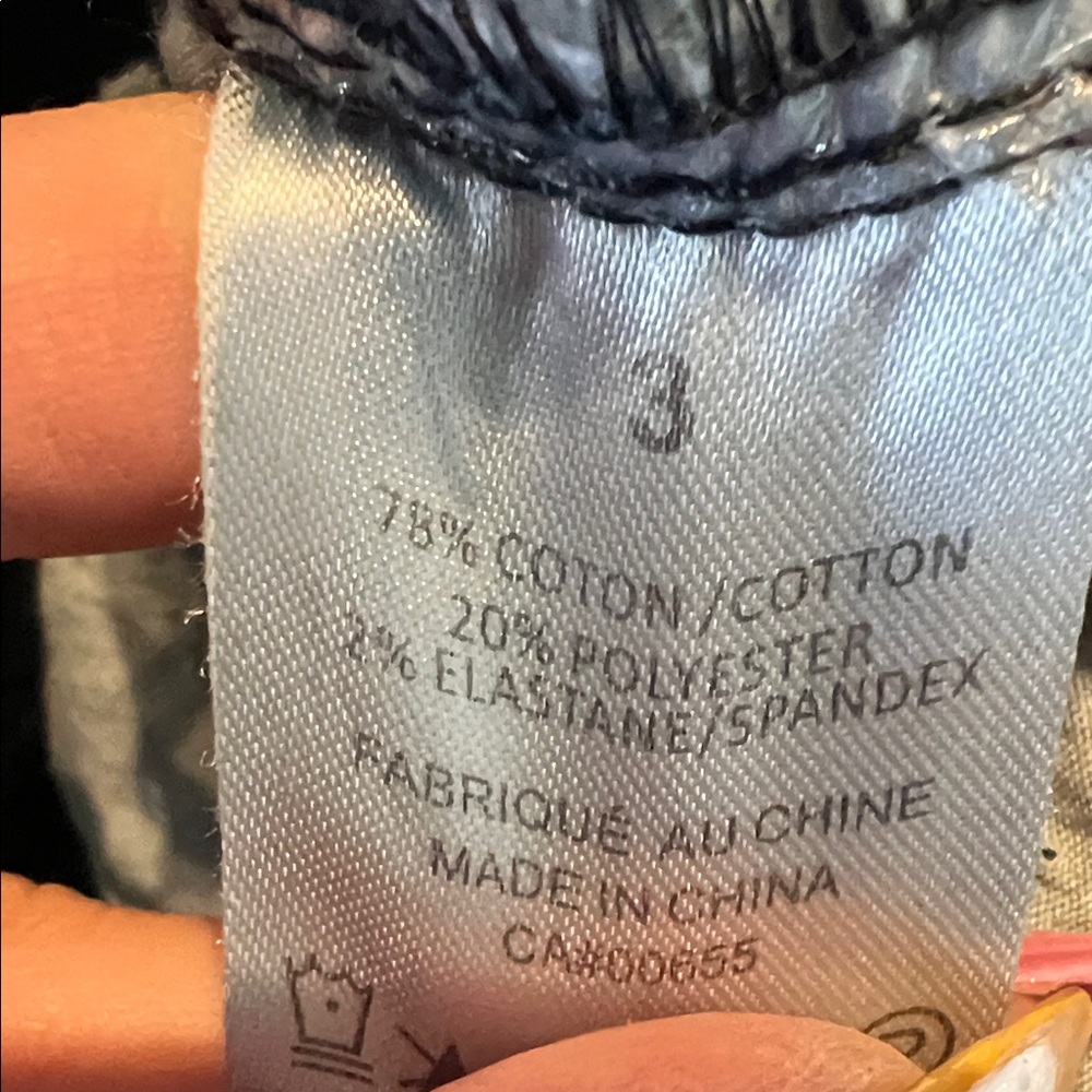 Women's Dark Blue Patchwork Distressed Jeans - Picture 8 of 8